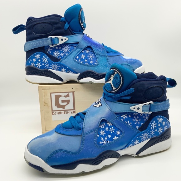 jordan 8 blue white